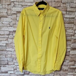 Ralph Lauren Yellow Casual Button Down Shirt
